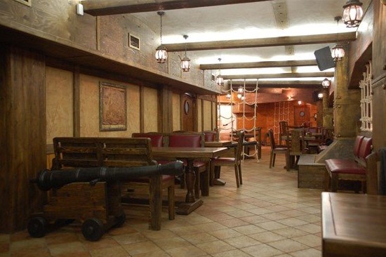 вид помещения Пивные рестораны Адмирал Бенбоу на 1 зал мест Краснодара